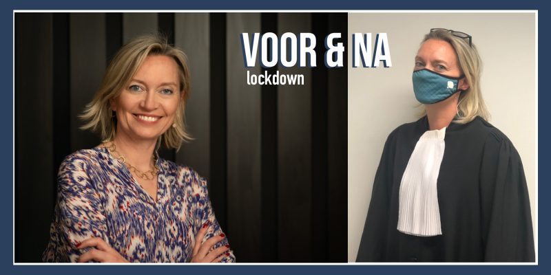 Voor en na lockdown Claudia Van de Velde voor Ezinvol Alexo Coaching